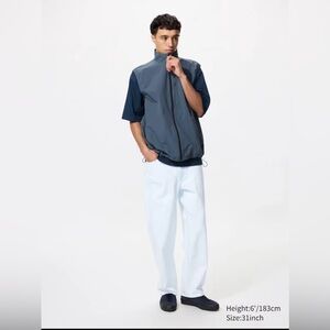 UNIQLO WIDE STRAIGHT JEANS SZ 31